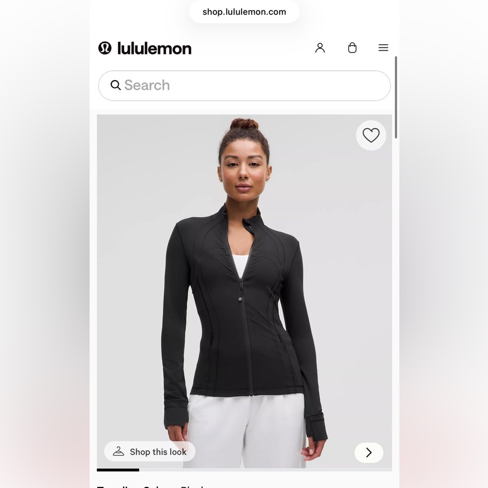 Lululemon Athletica Define Jacket in Black